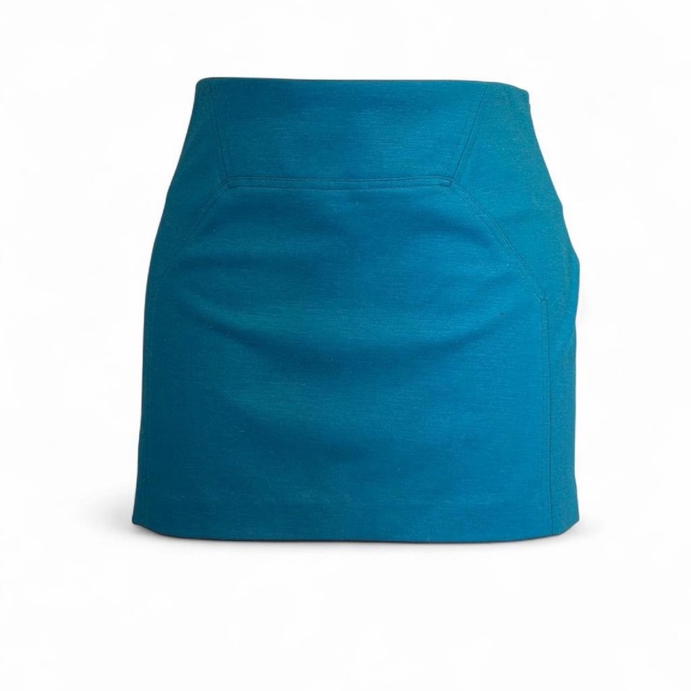 Diane Von Furstenberg Teal Mini Skirt
